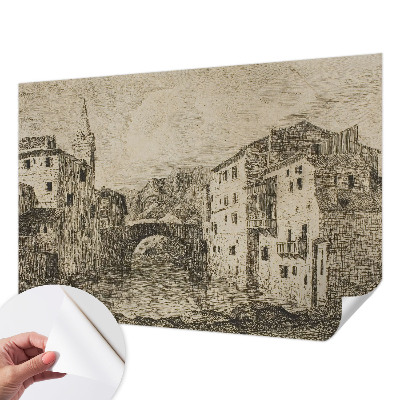 Samolepiaca fototapeta do detskej izby Panoráma mesta