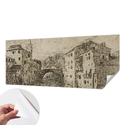 Samolepiaca fototapeta do detskej izby Panoráma mesta