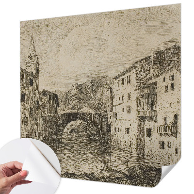 Samolepiaca fototapeta do detskej izby Panoráma mesta