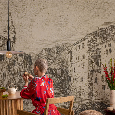 Samolepiaca fototapeta do detskej izby Panoráma mesta