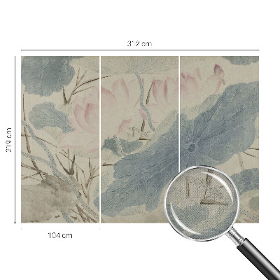 3D fototapeta Lotosové listy