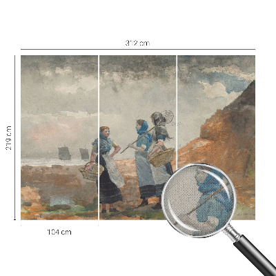 3D tapeta na stenu Pokojné pobrežie