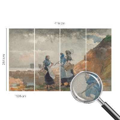 3D tapeta na stenu Pokojné pobrežie