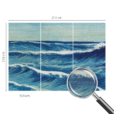 Tapeta do detskej izby Morské vlny