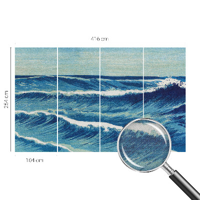 Tapeta do detskej izby Morské vlny