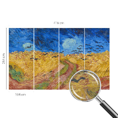 Moderná tapeta na stenu Poľná krajina