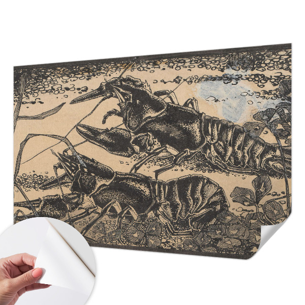 Samolepiaca fototapeta do spálne Vodný rak