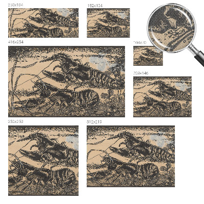 Samolepiaca fototapeta do spálne Vodný rak