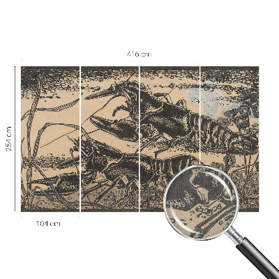 Samolepiaca fototapeta do spálne Vodný rak