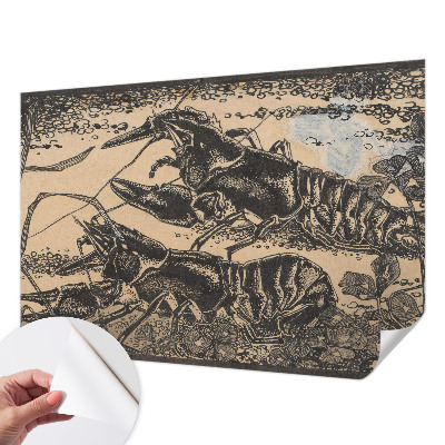 Samolepiaca fototapeta do spálne Vodný rak