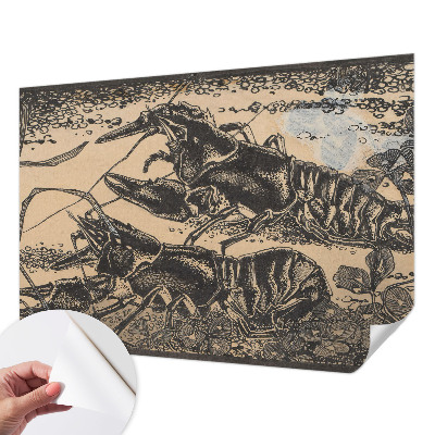 Samolepiaca fototapeta do spálne Vodný rak