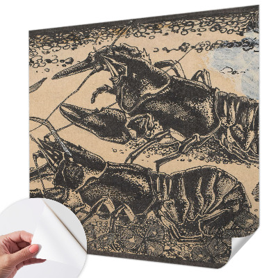 Samolepiaca fototapeta do spálne Vodný rak