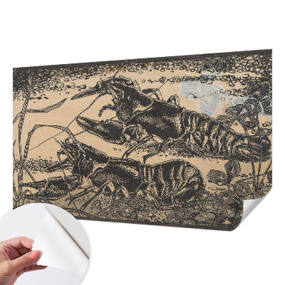 Samolepiaca fototapeta do spálne Vodný rak