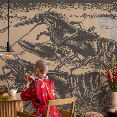 Samolepiaca fototapeta do spálne Vodný rak