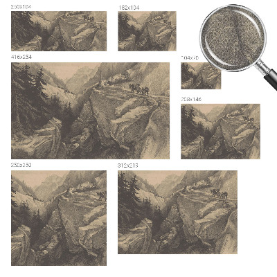 Samolepiaca fototapeta do detskej izby Malebné hory