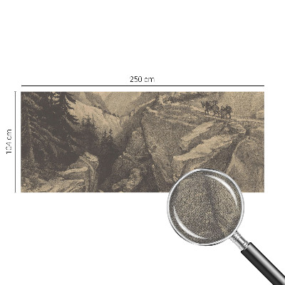 Samolepiaca fototapeta do detskej izby Malebné hory