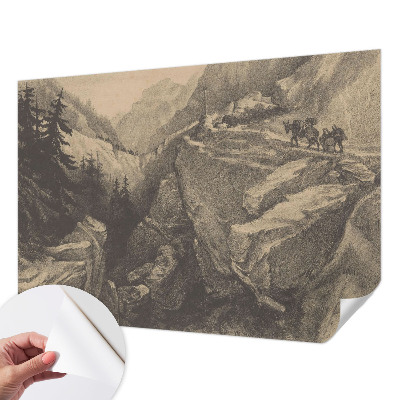 Samolepiaca fototapeta do detskej izby Malebné hory