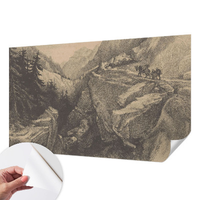 Samolepiaca fototapeta do detskej izby Malebné hory