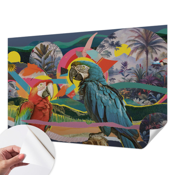 3D fototapeta Exotické vtáky