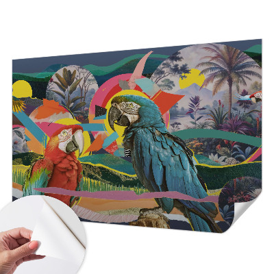 3D fototapeta Exotické vtáky