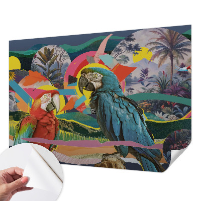 3D fototapeta Exotické vtáky