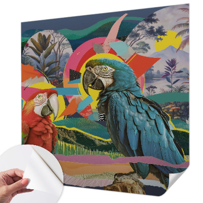 3D fototapeta Exotické vtáky