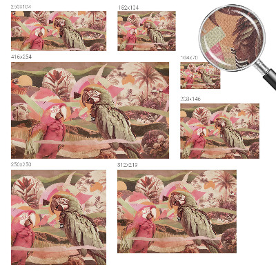 Detská fototapeta Tropické vtáky