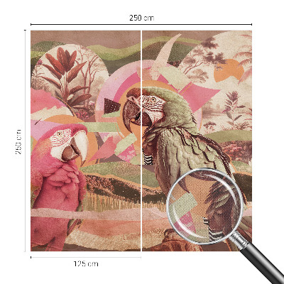 Detská fototapeta Tropické vtáky