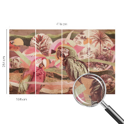 Detská fototapeta Tropické vtáky