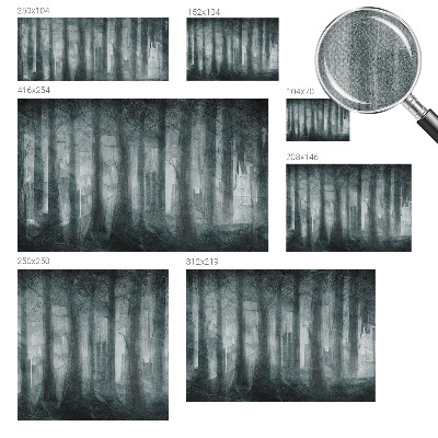 3D tapeta Tajomný les