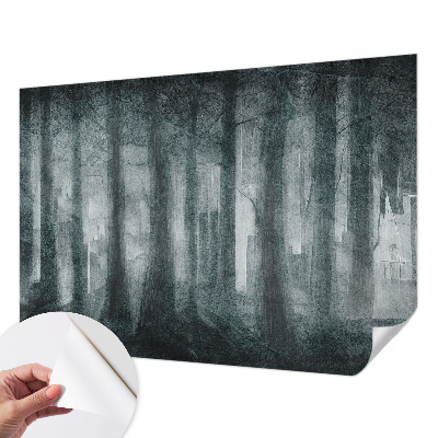 3D tapeta Tajomný les