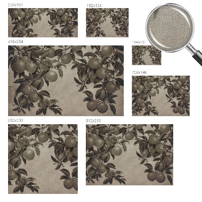 Fotografická tapeta do detskej izby Ovocný vzor