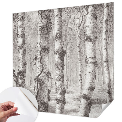 Samolepiaca fototapeta Brezový les