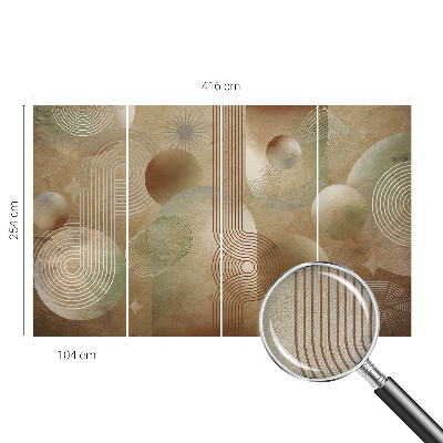 Samolepiaca fototapeta do obývačky Geometrický vzor