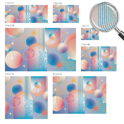 Samolepiaca fototapeta do detskej izby Farebná abstrakcia