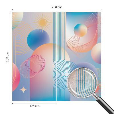 Samolepiaca fototapeta do detskej izby Farebná abstrakcia