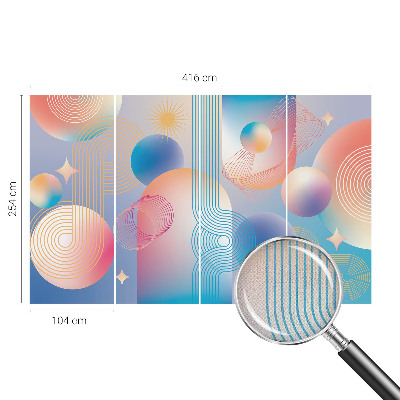 Samolepiaca fototapeta do detskej izby Farebná abstrakcia