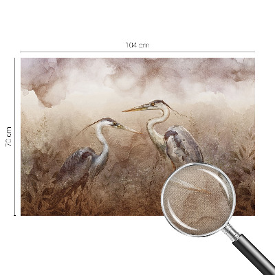 Samolepiaca fototapeta do spálne Elegantné vtáky