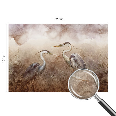 Samolepiaca fototapeta do spálne Elegantné vtáky