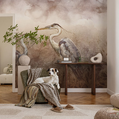 Samolepiaca fototapeta do spálne Elegantné vtáky