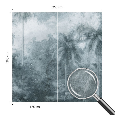 3D tapeta na stenu Tropická vegetácia