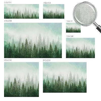 Fotografická tapeta do detskej izby Vlk v lese