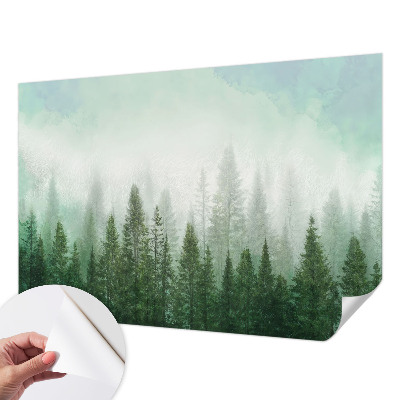 Fotografická tapeta do detskej izby Vlk v lese