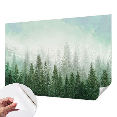 Fotografická tapeta do detskej izby Vlk v lese