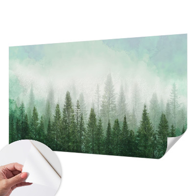 Fotografická tapeta do detskej izby Vlk v lese