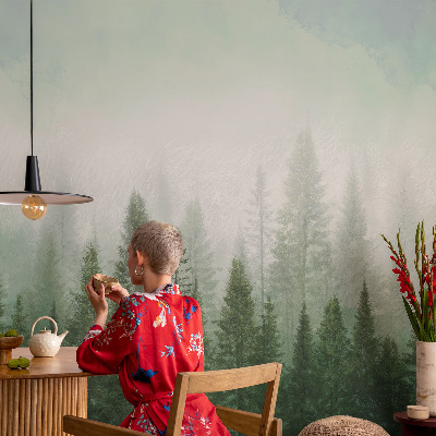 Fotografická tapeta do detskej izby Vlk v lese