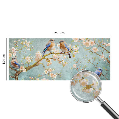 Tapeta do detskej izby Jarné vtáky