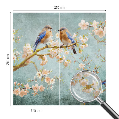 Tapeta do detskej izby Jarné vtáky