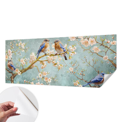 Tapeta do detskej izby Jarné vtáky