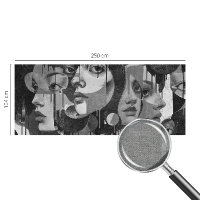 Moderná tapeta na stenu Ženské tváre